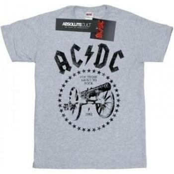 Camiseta para hombre AC/DC We Salute You Cannon