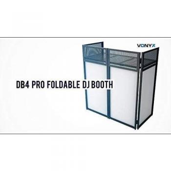 Vonyx DB4 Pro Consolle DJ Pieghevole 1.1m