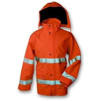 Giaccone Arancio Alta Visibilità Gore-Tex Fodera Rete Nylon XXXL