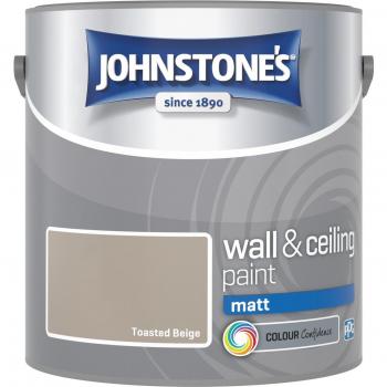 Johnstone's 2.5L Toasted Beige Emulsion Paint