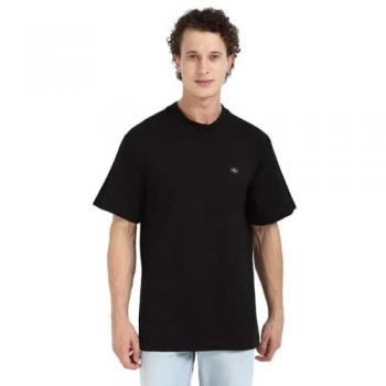 Calvin Klein Jeans T-Shirt Shortsleeves Woven Label Relaxed XL nero