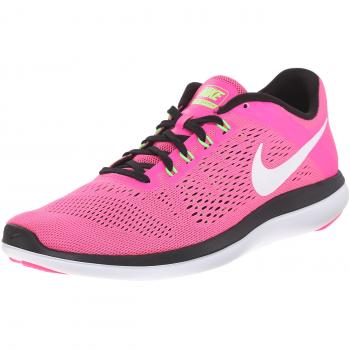 Nike Wmns Flex 2016 RN Women's Running Shoes Pink Blast/White Size 39.5 EU