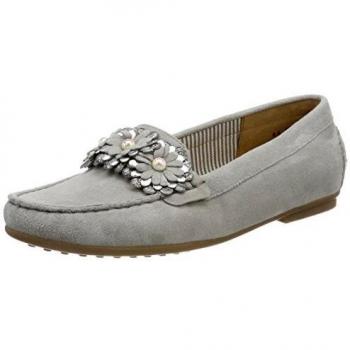 Gabor Schuhe Damen Slipper, Grau (Stone/Silber), 37.5 EU