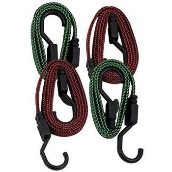 Petex 43192400 Corda elastica con ganci a J, cinghia piatta