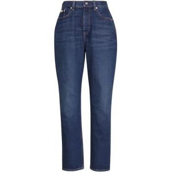 Mom Jeans CALVIN KLEIN NEW MOM JEAN Damen – 27 × 32, gerade Schnitt, schmales Unterteil