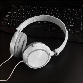 Foldable Gaming Headphones with Wired Microphone