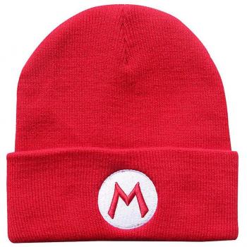 Chapeau Tricoté Super Mario Unisexe