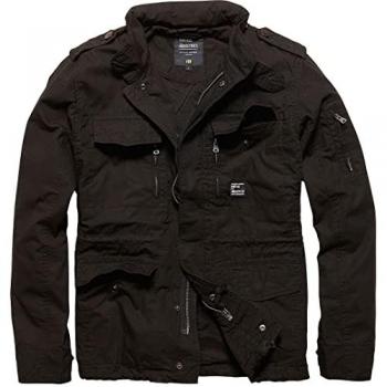 Vintage Industries Veste Cranford Noire L