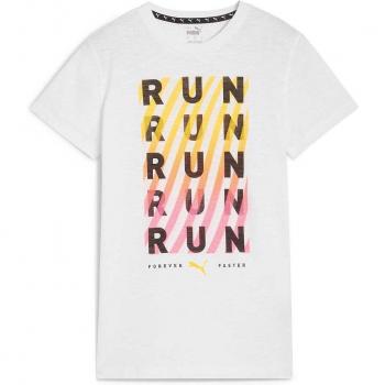 Puma Donna XL T-Shirt Bianca con Graphic Fireglow