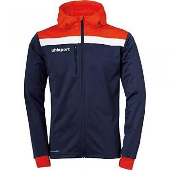 Uhlsport Kinder Offense 23 Multi Hood Jacke, Marine/Rot/Weiß, 140