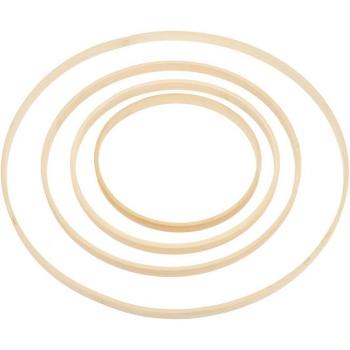 8 cerceaux en bambou pour décoration