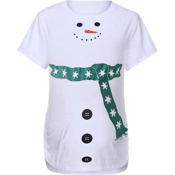 Ropa de Navidad para Embarazadas: Muñeco de Nieve