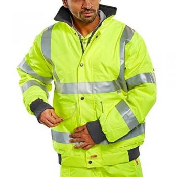 Beeswift Super Bomber Jacket Saturn Yellow 3XL