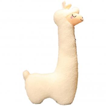 Coussinet Peluche Géante 75 cm – Alpaga Blanc