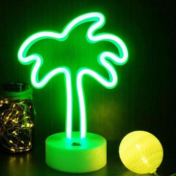 Lampe Nuit Palme de Coco LED – Décoration Maison