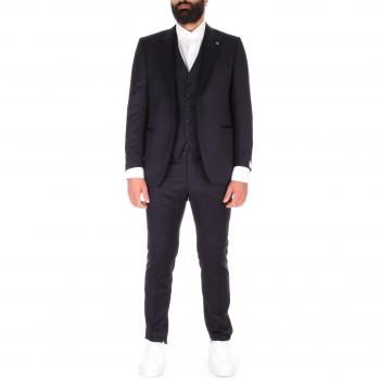 Abito da Sposa Uomo Blu con Gilet Tagliatore