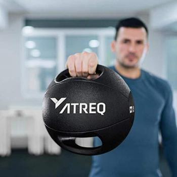 ATREQ Fitness Double Grip Medicine Ball 10kg