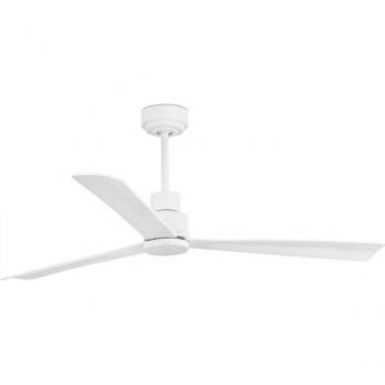 Ventilador de Techo Nassau Blades en Acero con Detalles de Madera Contrachapada
