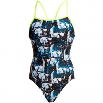 Funkita Maillot de bain une pièce femme Bone Head taille AUS 14 DE 40