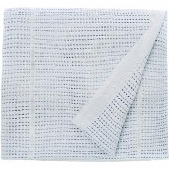 Cuddles Collection Cot Bed Cellular Blanket (Grey)
