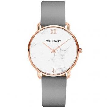 Paul Hewitt Miss Ocean Damen Analog Uhr mit Marmor-Ziffernblatt