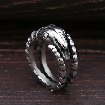 Joyería Gótica de Acero Inoxidable con Cabeza de Cabra
