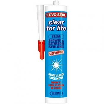 EvoStik for Life Kitchen & Bathroom Sealant, Clear, 3