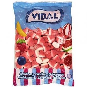 Caramelos de Goma Vidal Golosinas | Besitos Rosa Azúcar | Formato Bolsa 1KG