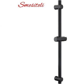 Sliding Shower Bar with Matte Black Finish