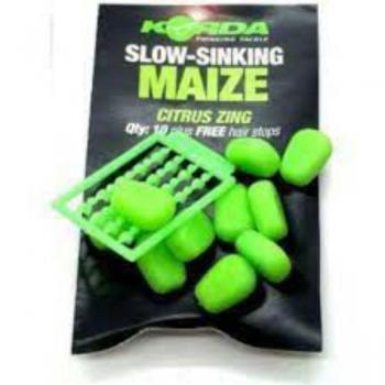 Korda Slow Sinking Mais Citrus Zing (10 Stück)