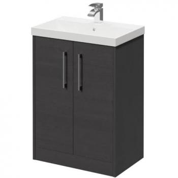 Wholesale Domestic Graphite Grey Vanity Unit with 2 Doors