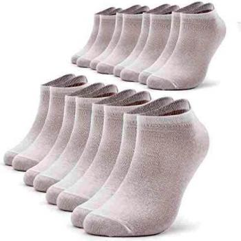 Occulto Chaussette Basse pour Homme et Femme 8 Paires | Blanc 47-50