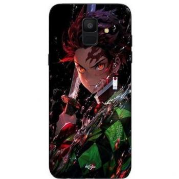 Protezione Tanjiro Kamado Demone per Samsung Galaxy A6 2018