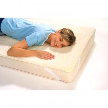 Erwin Müller – 100×200 cm Schurwoll‑Schutzauflage für Matratze