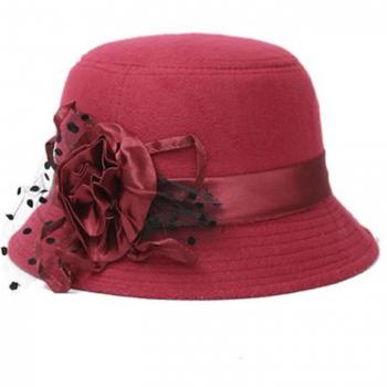 Fall/Winter Floral Dome Hat for Women