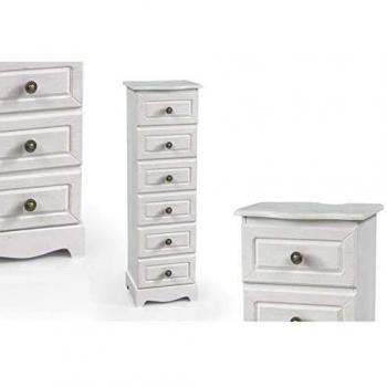 Commode Mince Blanche pour Chambre 29 x 23 x 95 h