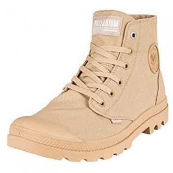 Palladium Men's Beige Lace-Up Mono Chrome Boots