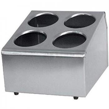 Olympia 4‑Hole Cutlery Basket Mount – Stainless Steel