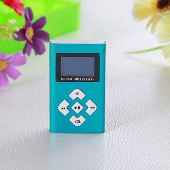 USB Mini MP3 Player with LCD, Supports 8GB Micro SD Card