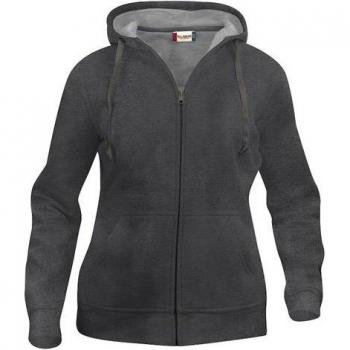 CLIQUE Hoodie Antracite Femminile XXL Full Zip