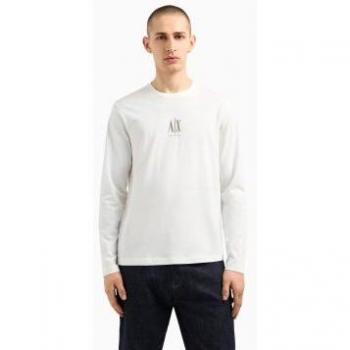 Armani Exchange Langarmshirt für Herren in Weiß (S)