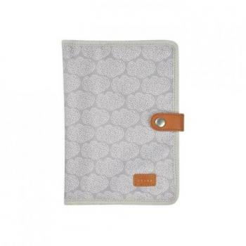 Portadocumentos Béaba Gris para Carnet de Salud