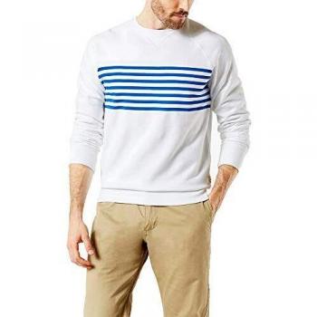 Sudadera Dockers de Cuello Redondo, Color Blanco, Grande