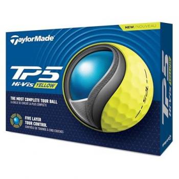 Pack TP5 2024 : 12 balles de golf – Jaune