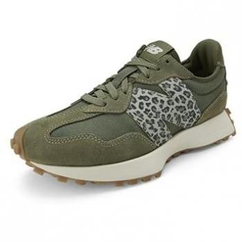 New Balance 327 Femme en Cuir Synthétique – Vert Olive – 37,5 cm