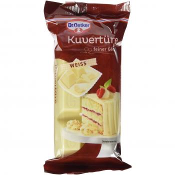 Dr. Oetker Schokoladenkuvertüre Weiß, 150 g