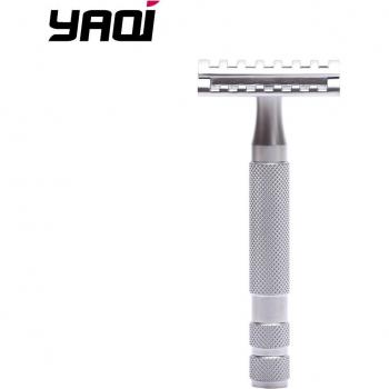 YAQI Edelstahl Rasiermesser Ritterhelm Design