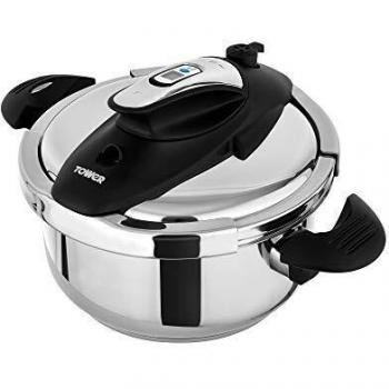 Tower 4L Twist/Turn Lid Pressure Cooker
