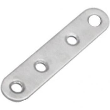 Supports plats en acier inoxydable (10 pièces) pour accessoires de quincaillerie de meubles