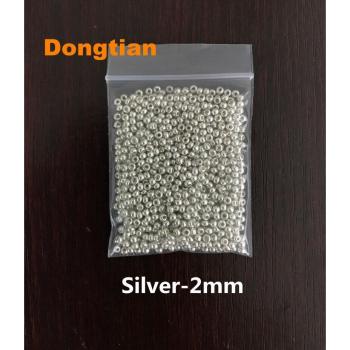 Jewelry Making Beads 10g Pack 2mm 3mm Gold Silver Glass